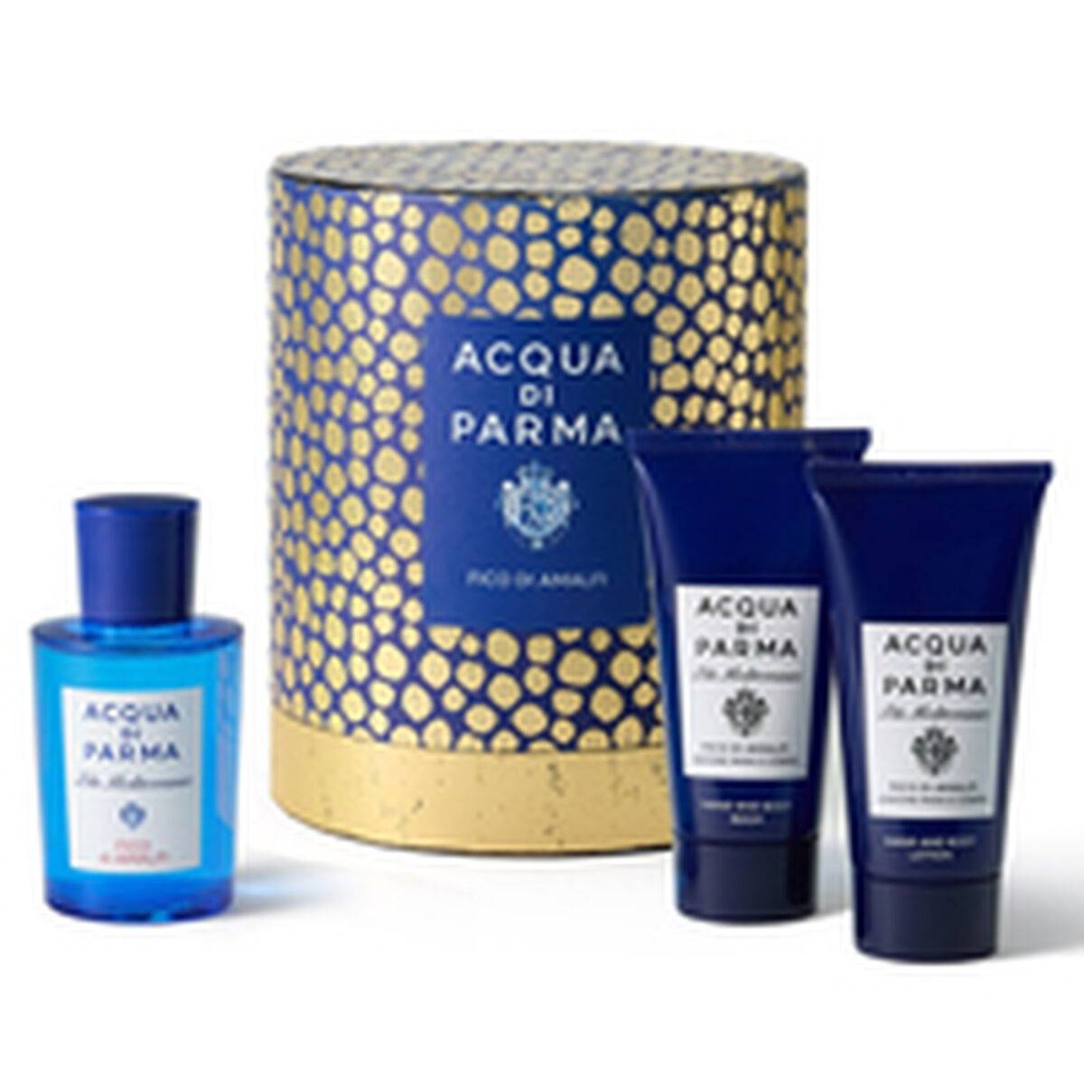 Set de Perfume Unisex Acqua Di Parma BLU MEDITERRANEO FICO DI AMALFI 3 Piezas