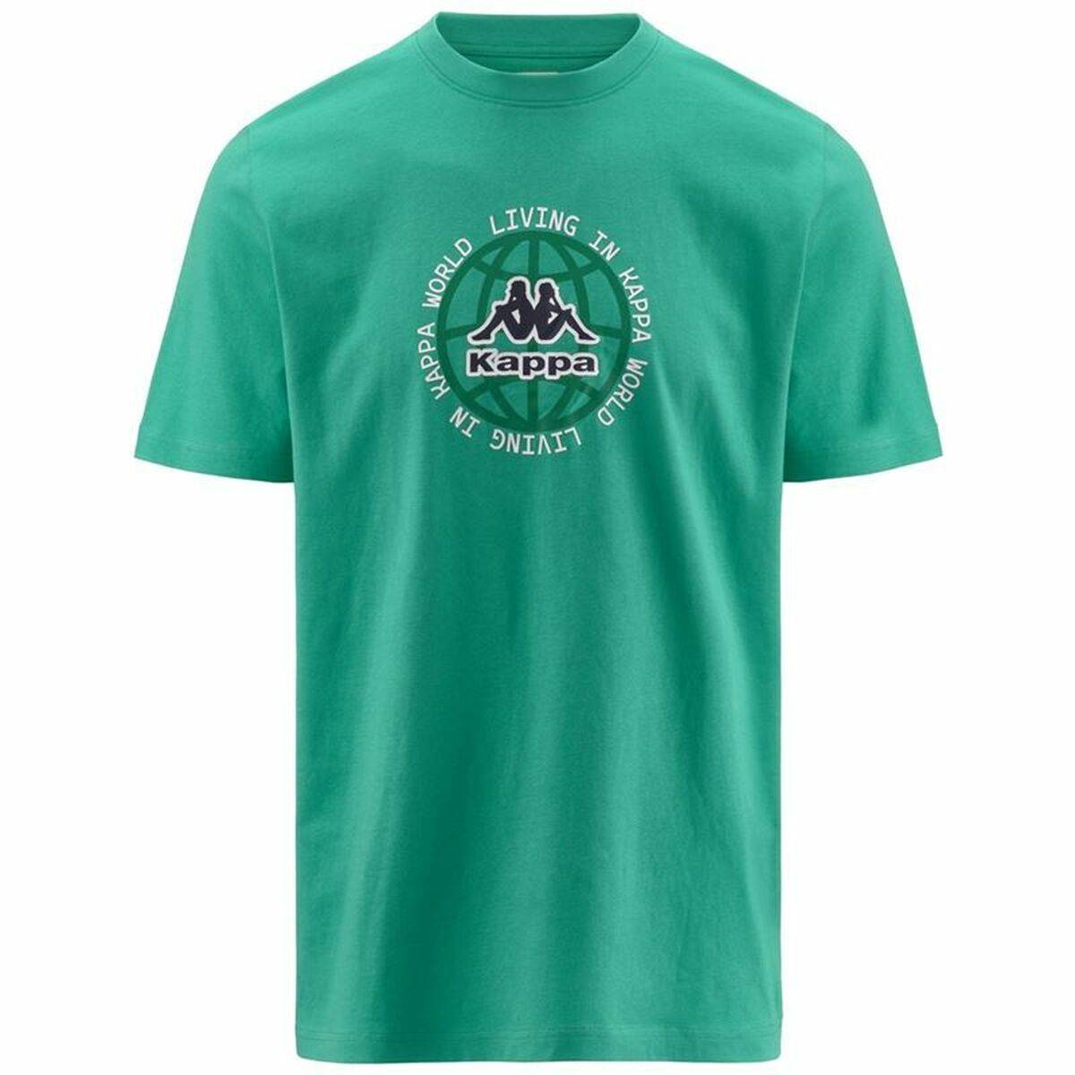 Camiseta de Manga Corta Hombre Kappa Gunno Tbar Azul Verde