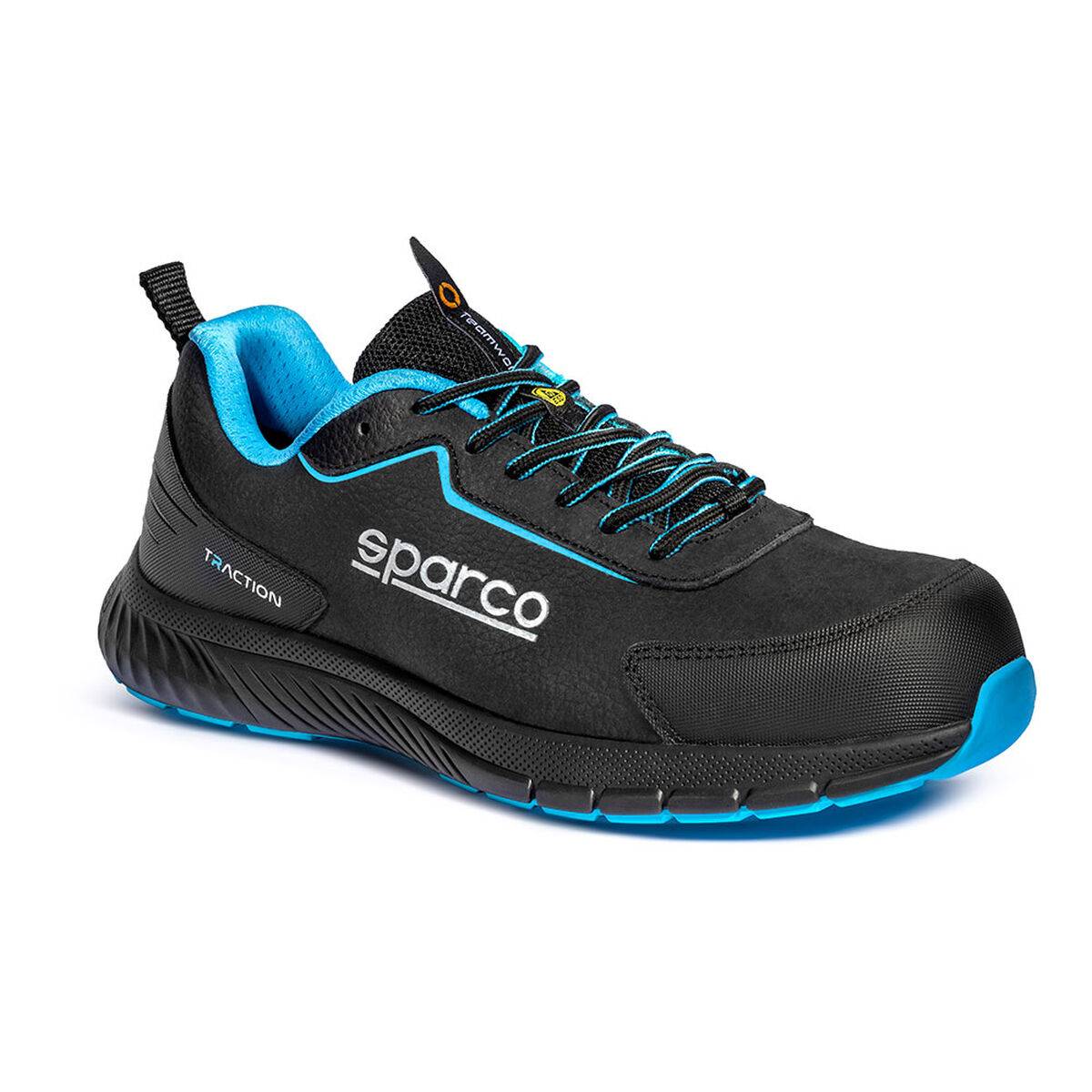 Calzado de Seguridad Sparco traction nubuck takuma esd s3s sr fo hro sc Negro