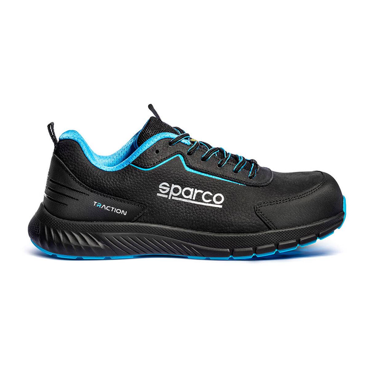 Calzado de Seguridad Sparco traction nubuck takuma esd s3s sr fo hro sc Negro