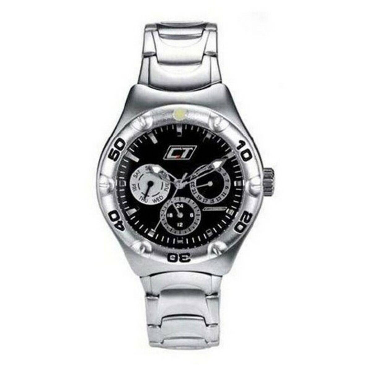 Reloj Unisex Chronotech CC7051M-02M Negro Gris