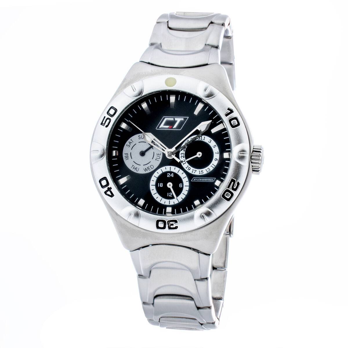 Reloj Unisex Chronotech CC7051M-02M Negro Gris