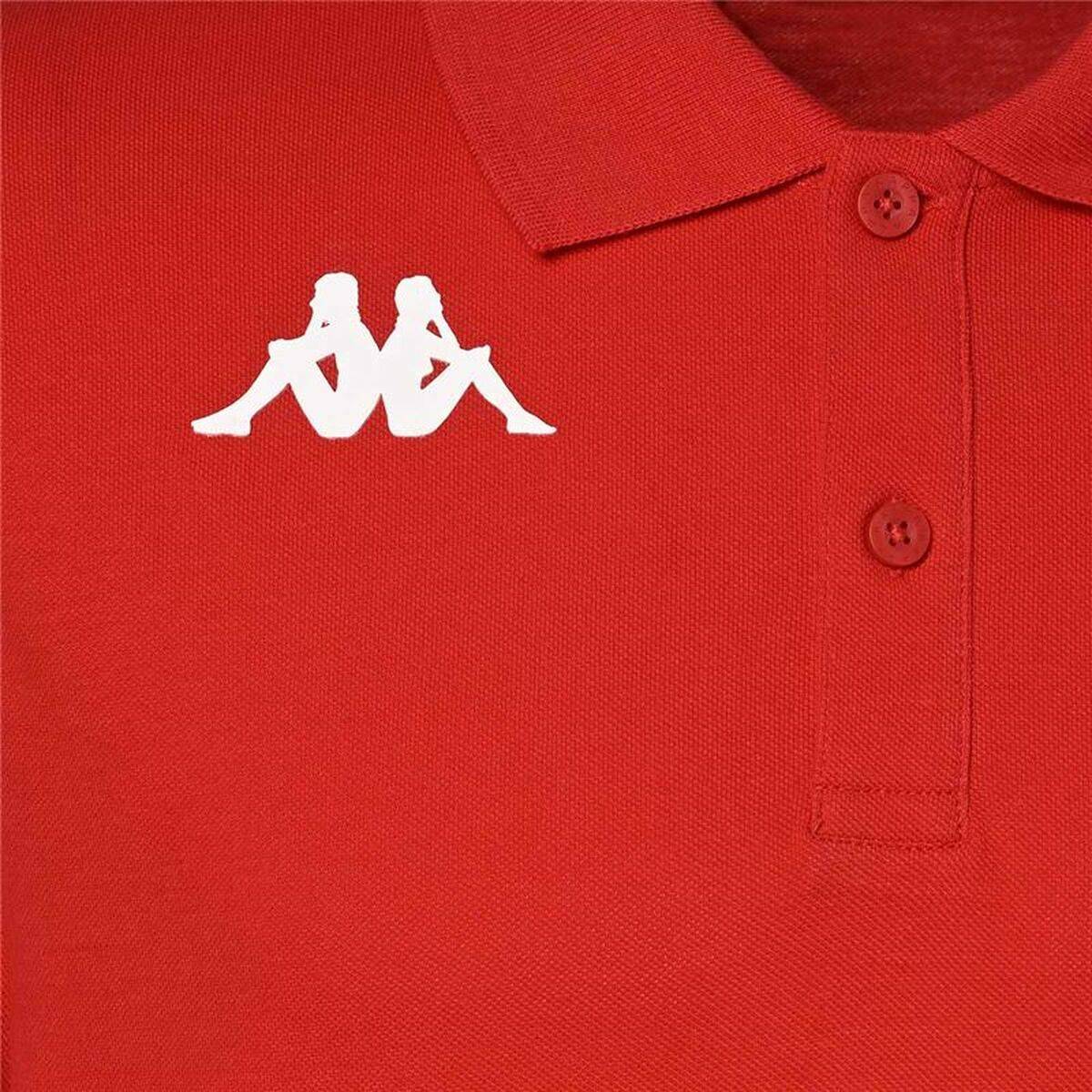 Polo de Manga Corta Hombre Kappa Kappa Barli Rojo 4XL