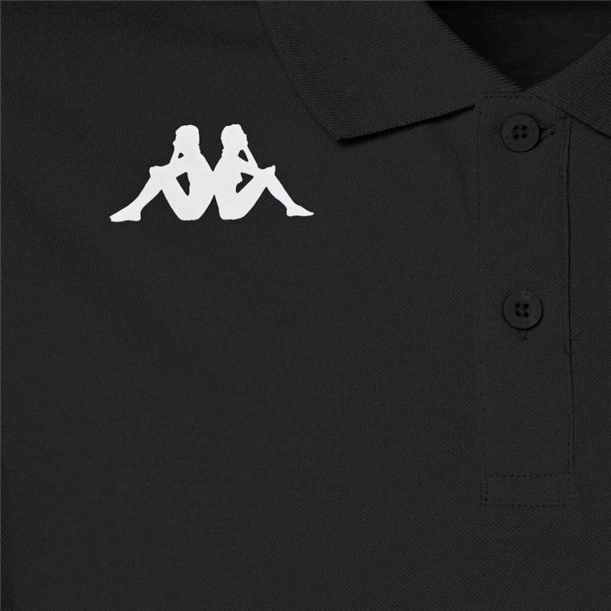Polo de Manga Corta Hombre Kappa Kappa Barli Negro 4XL