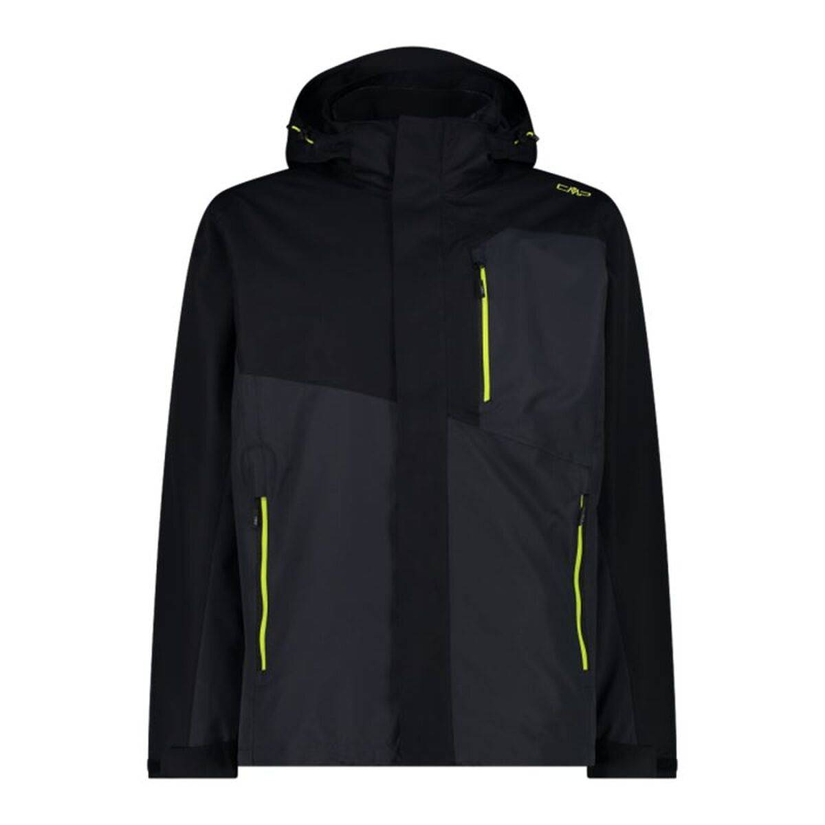 Chaqueta Deportiva para Hombre Campagnolo Man Zip Detachable Inn Negro