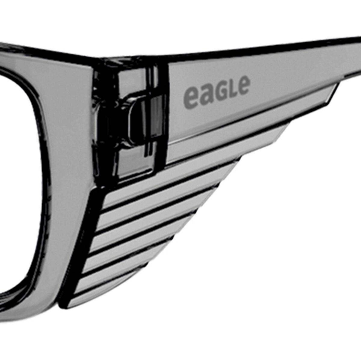 Gafas de seguridad Eagle Tracer Gris Transparente Crystal Plástico + 3,0