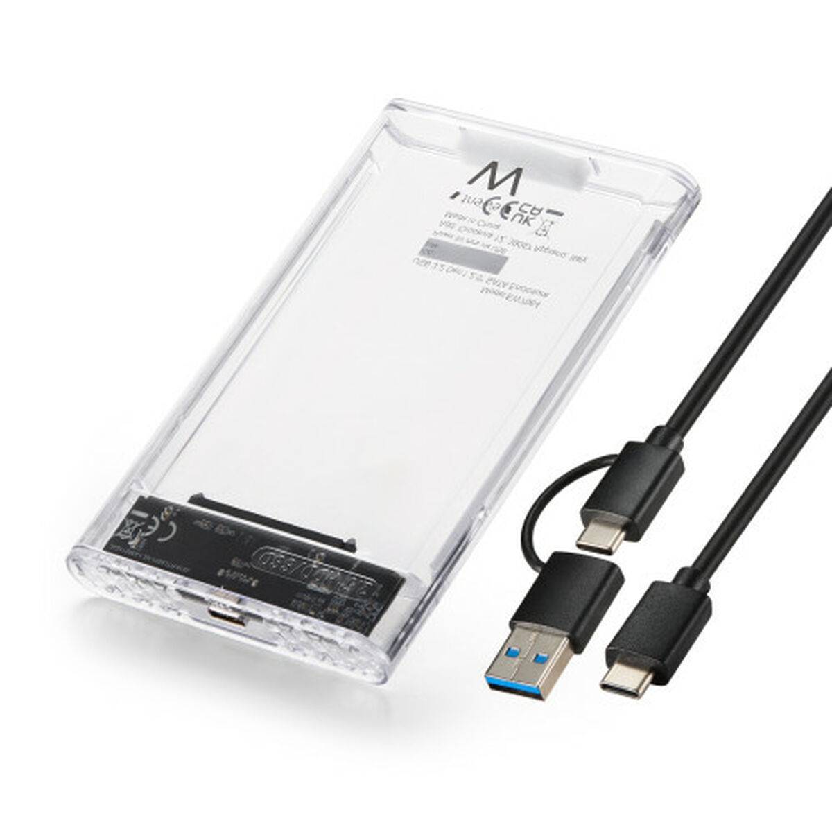 Disco Duro Externo Ewent EW7064 Transparente