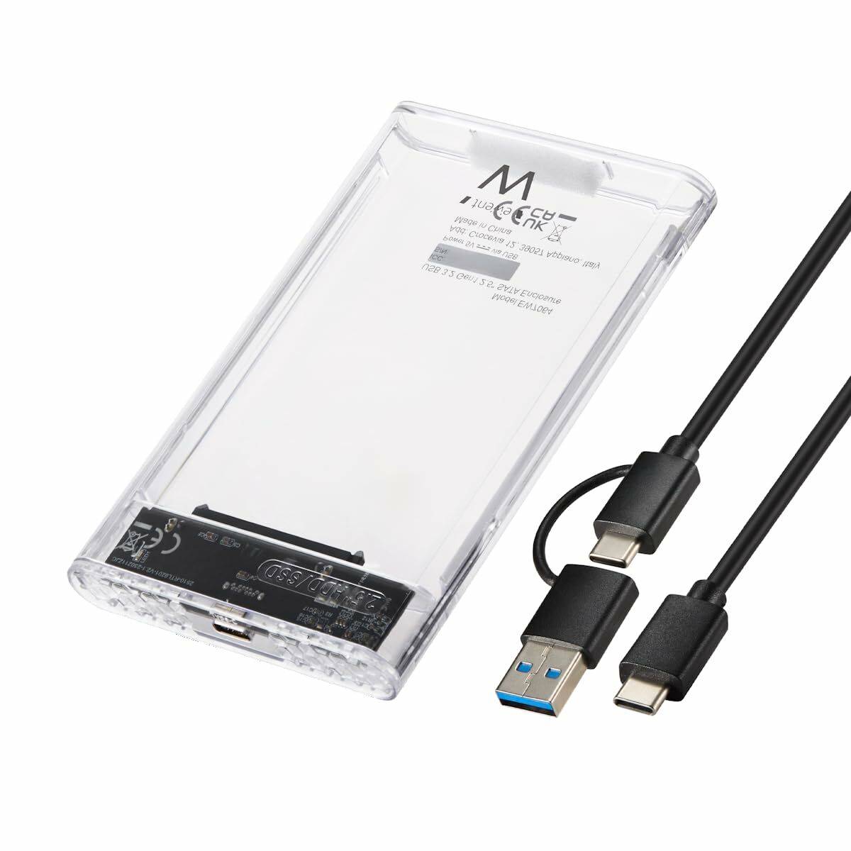 Disco Duro Externo Ewent EW7064 Transparente