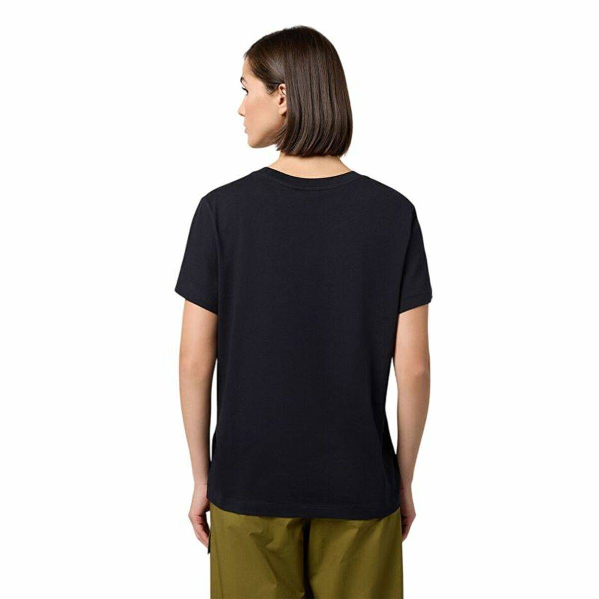 Camiseta de Manga Corta Mujer Champion Champion Crewneck Negro