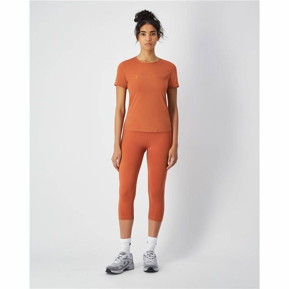 Camiseta de Manga Corta Mujer Champion SS Naranja