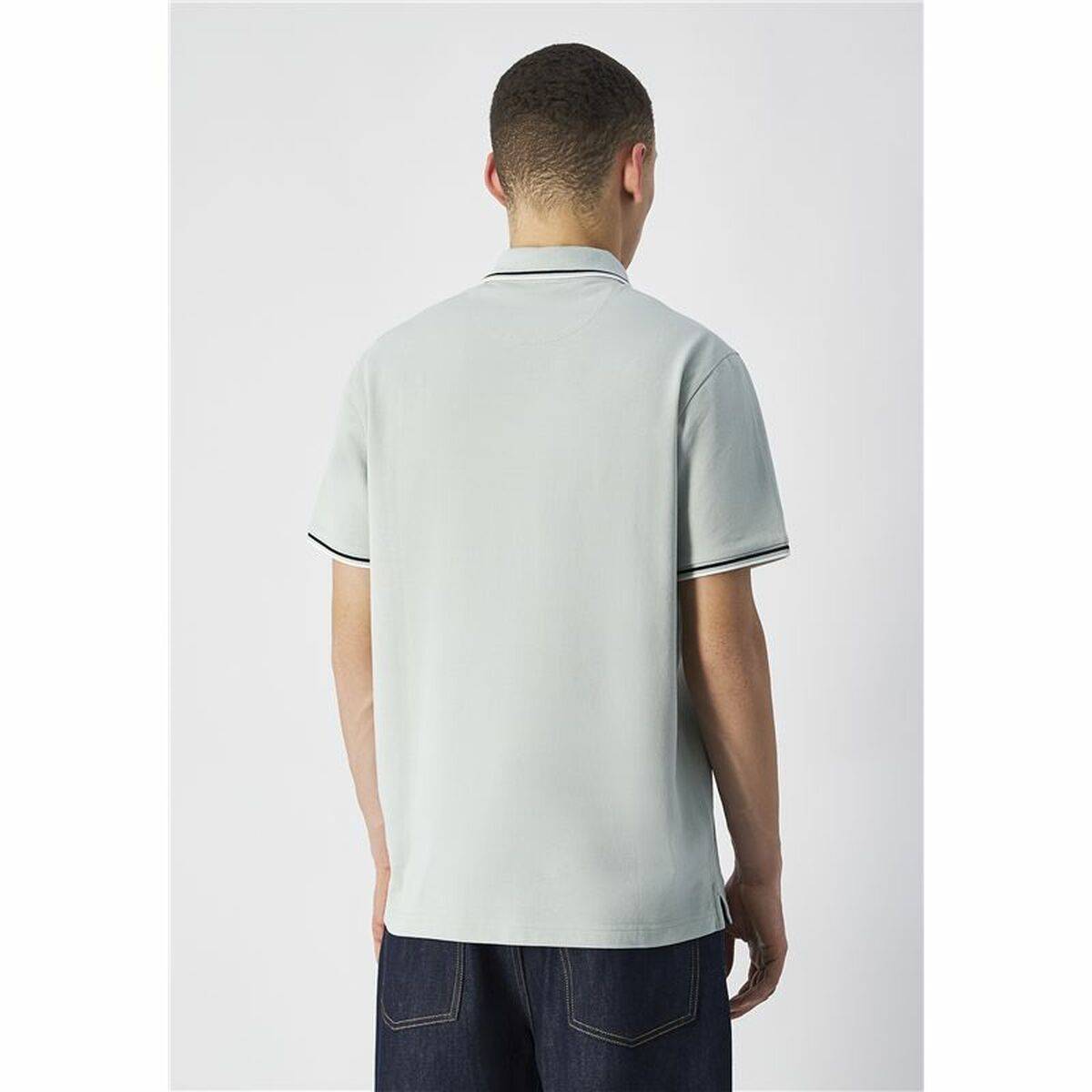 Polo de Manga Corta Hombre Champion Blanco