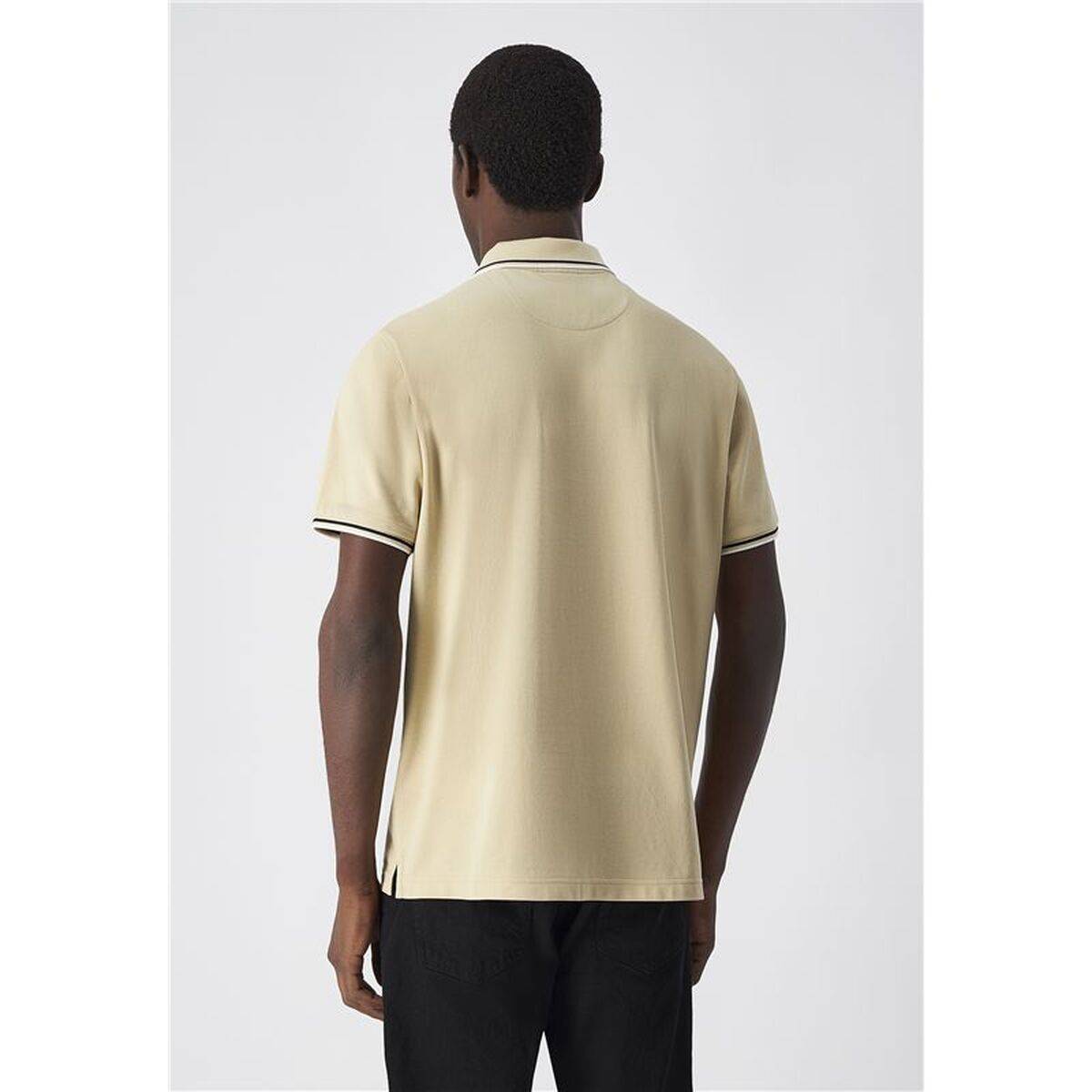 Polo de Manga Corta Hombre Champion Beige
