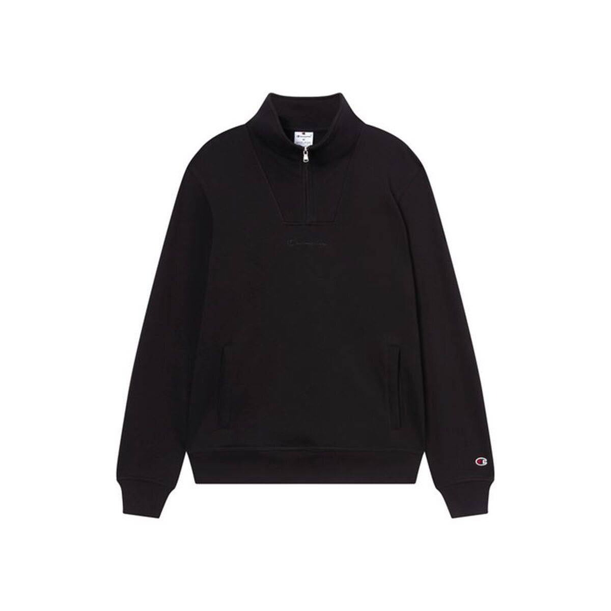 Sudadera sin Capucha Hombre Champion Icons Tonal Negro