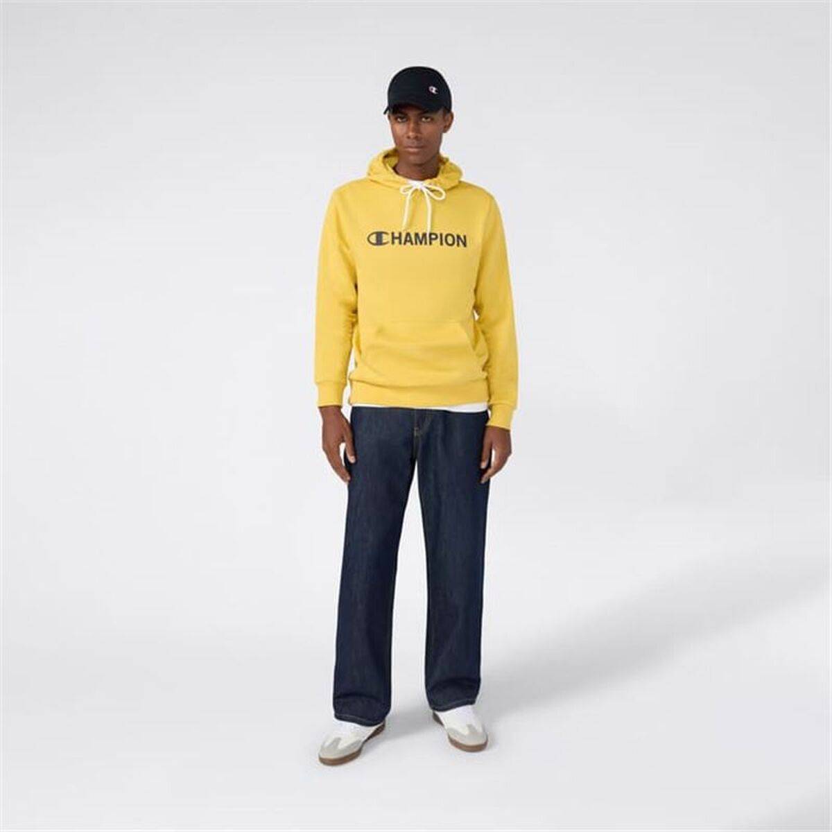 Sudadera con Capucha Hombre Champion Graphic Shop Amarillo