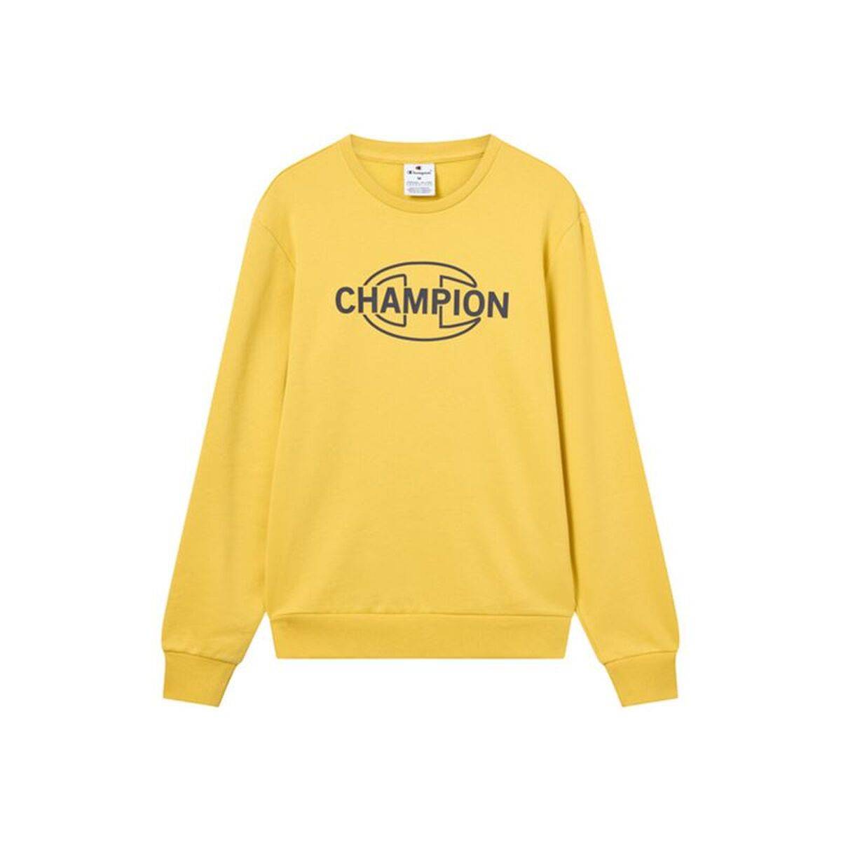 Sudadera sin Capucha Hombre Champion Graphic Shop Amarillo