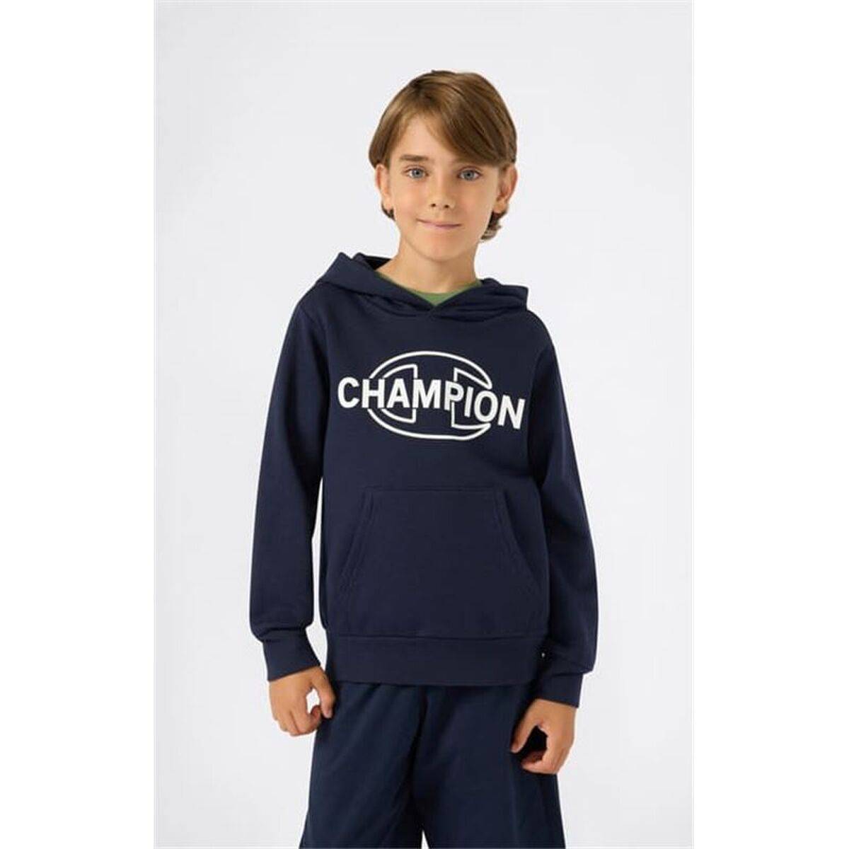 Sudadera con Capucha Niño Champion Champion Graphic Shop Azul marino