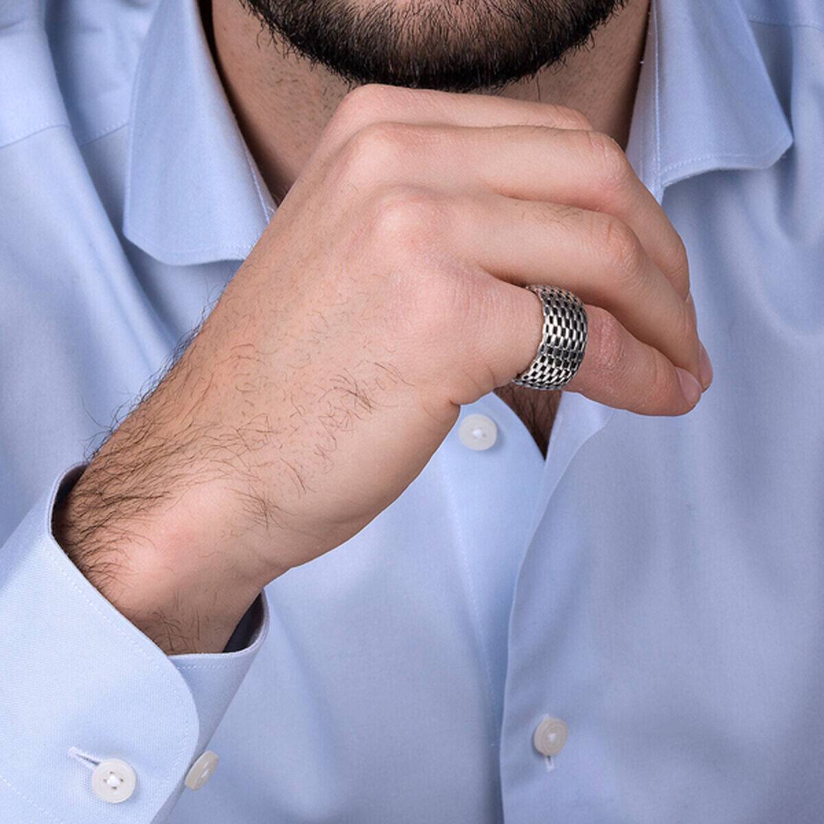 Anillo Hombre Albert M. WSOX00379.S-24 Plateado