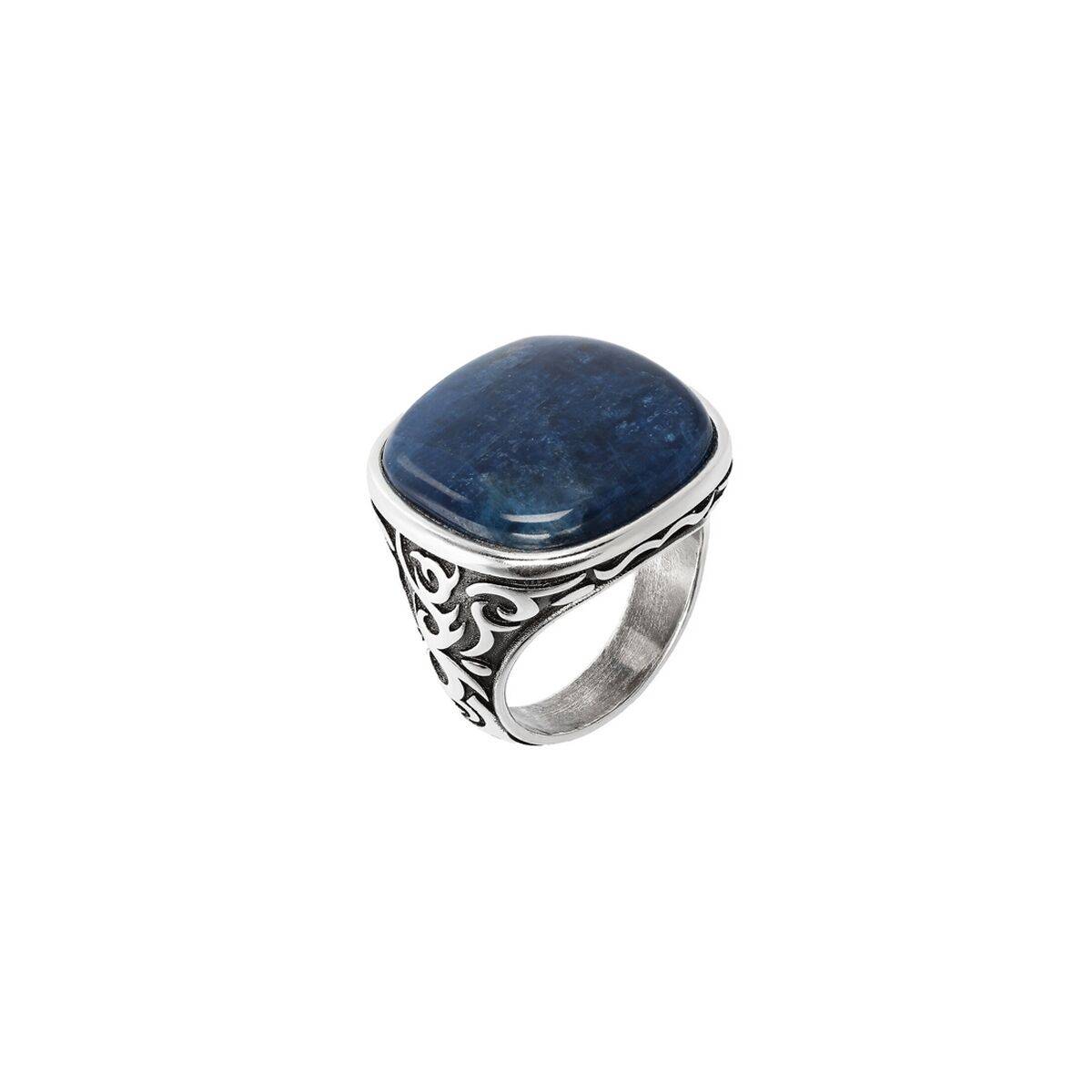Anillo Hombre Albert M. WSOX00397.AP-28 28 Azul Plateado