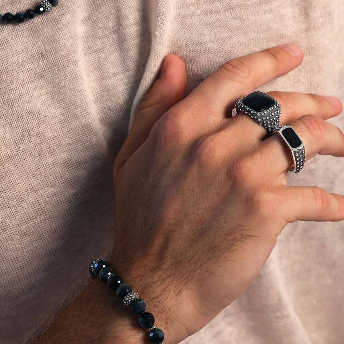 Anillo Hombre Albert M. WSOX00595.TIG-20 Negro 20