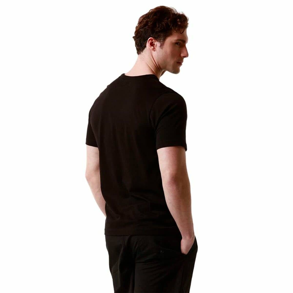 Camiseta de Manga Corta Hombre Kappa Fario Negro