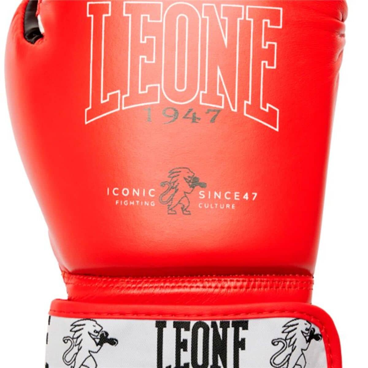 Guante de boxeo Leone 1947 GN208-03 Rojo