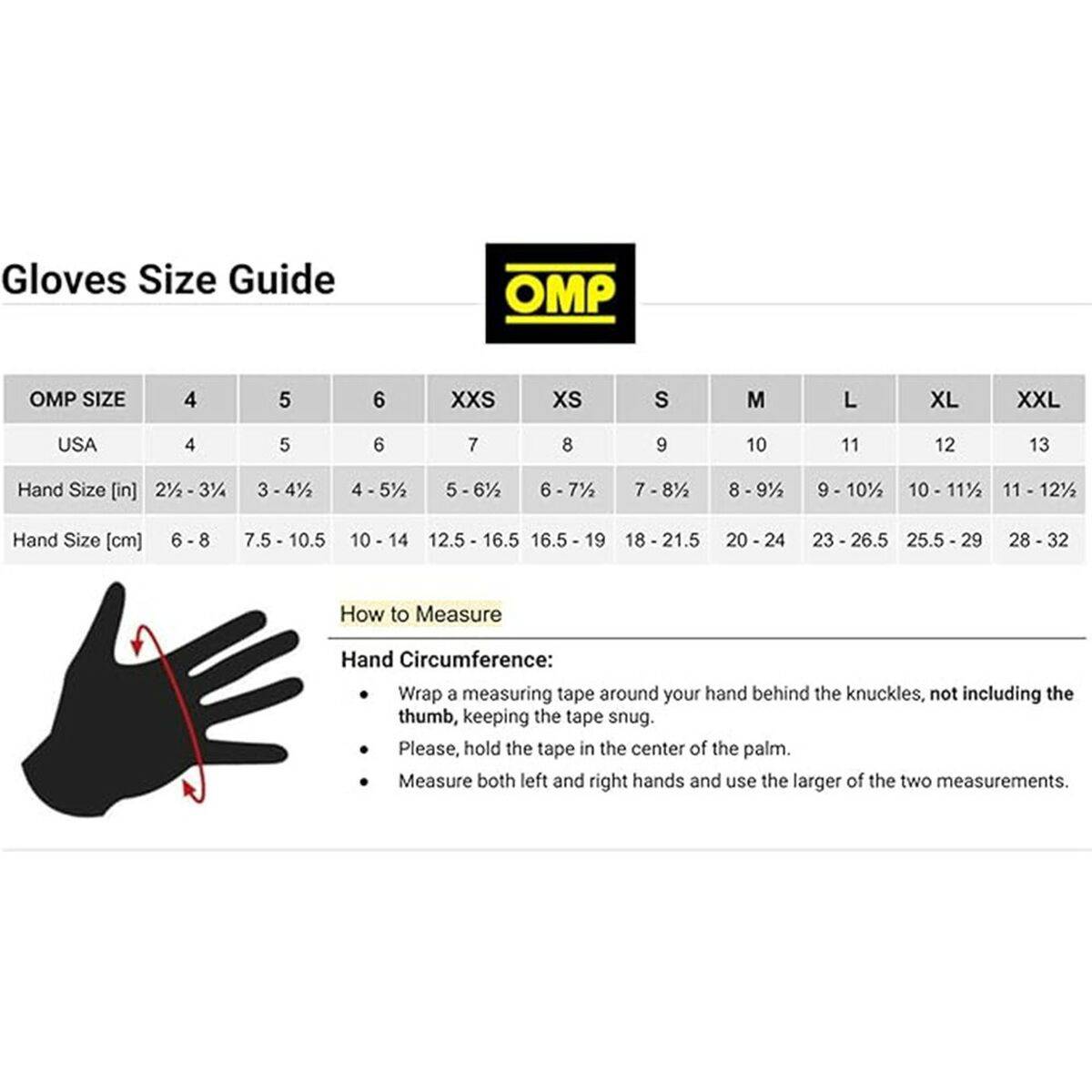 Guantes OMP OMPKB0-2751-A01-020-005