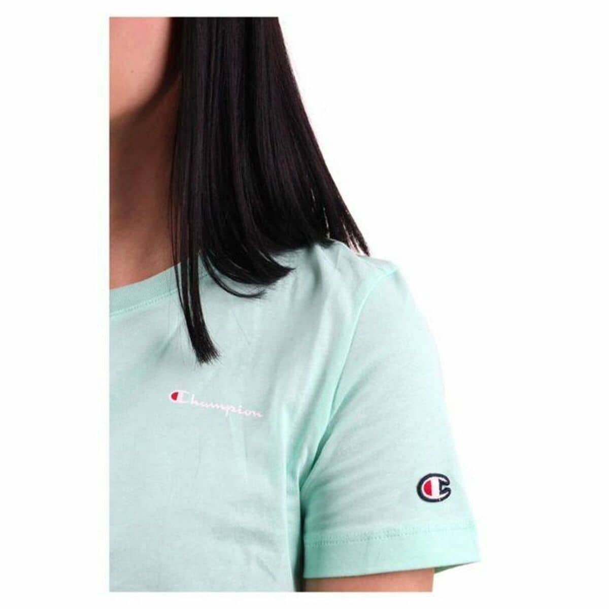 Camiseta de Manga Corta Mujer Champion Crewneck