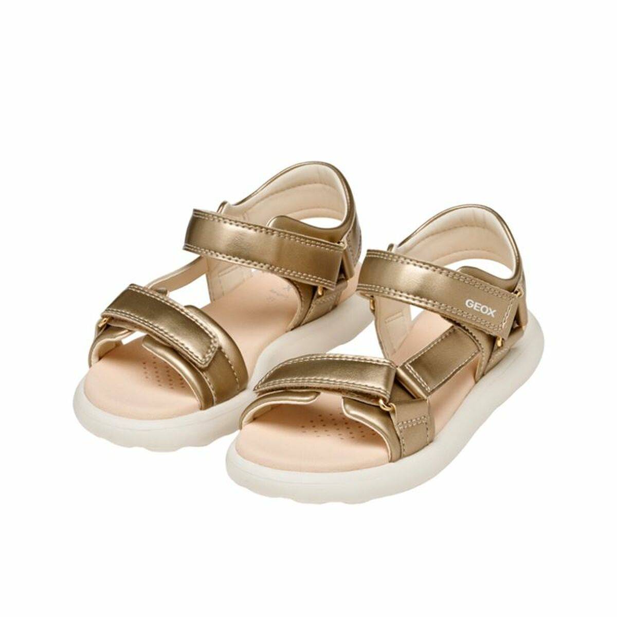 Sandalias Infantiles Geox Puffypop Gi Dorado