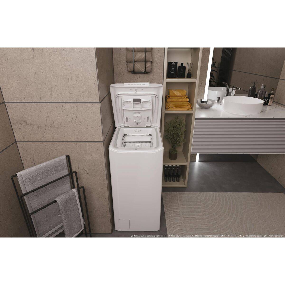 Lavadora Haier THASN286TM5 41 cm 1200 rpm 8 kg