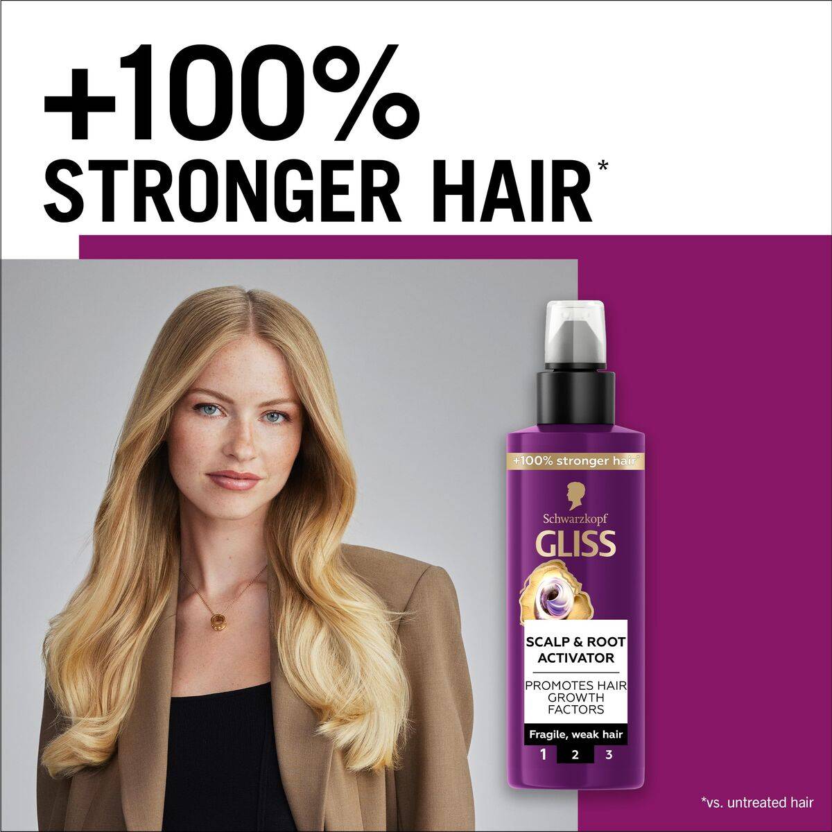 Complemento Alimenticio Schwarzkopf GLISS FULL HAIR WONDER 100 ml