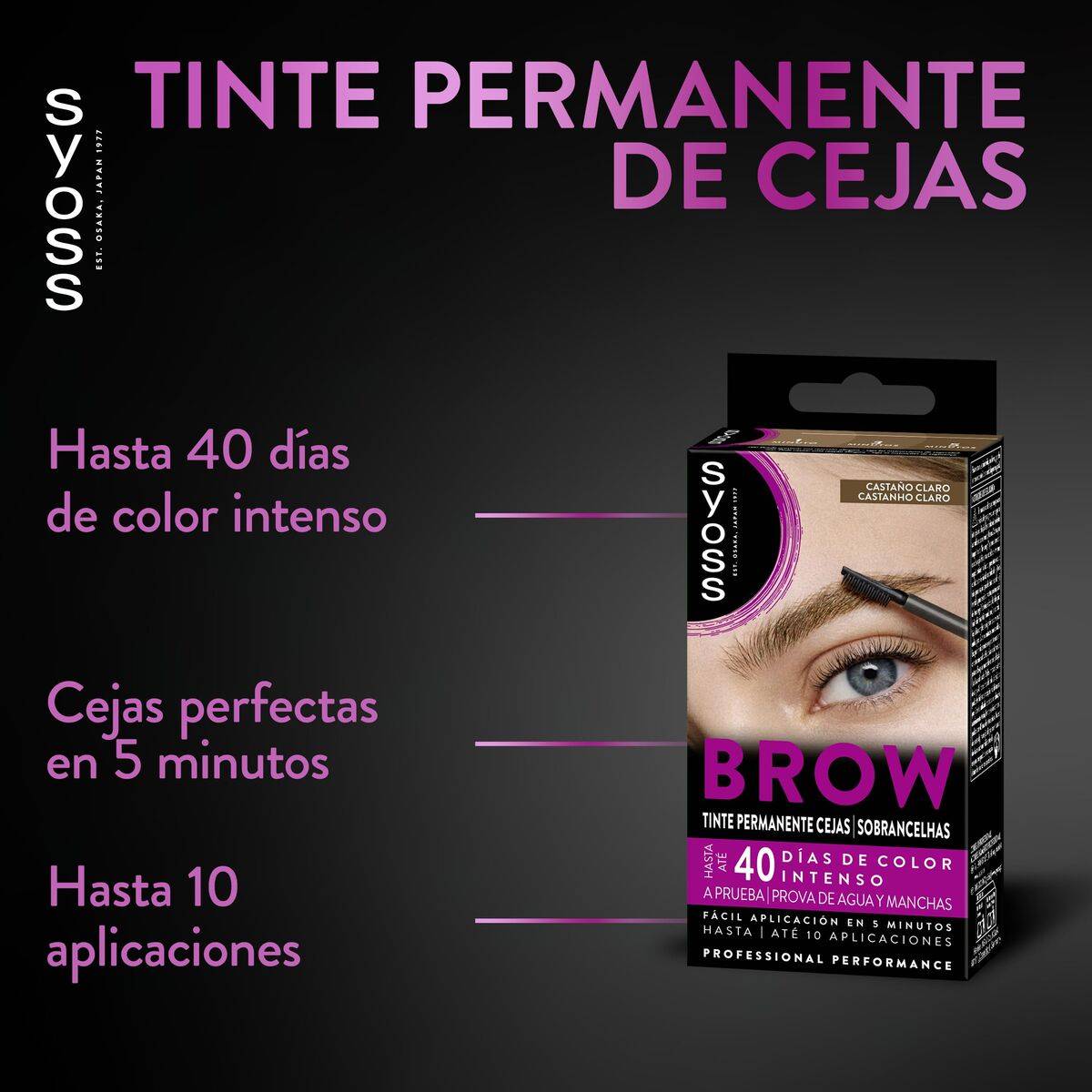 Lápiz de Cejas Syoss BROW TINT