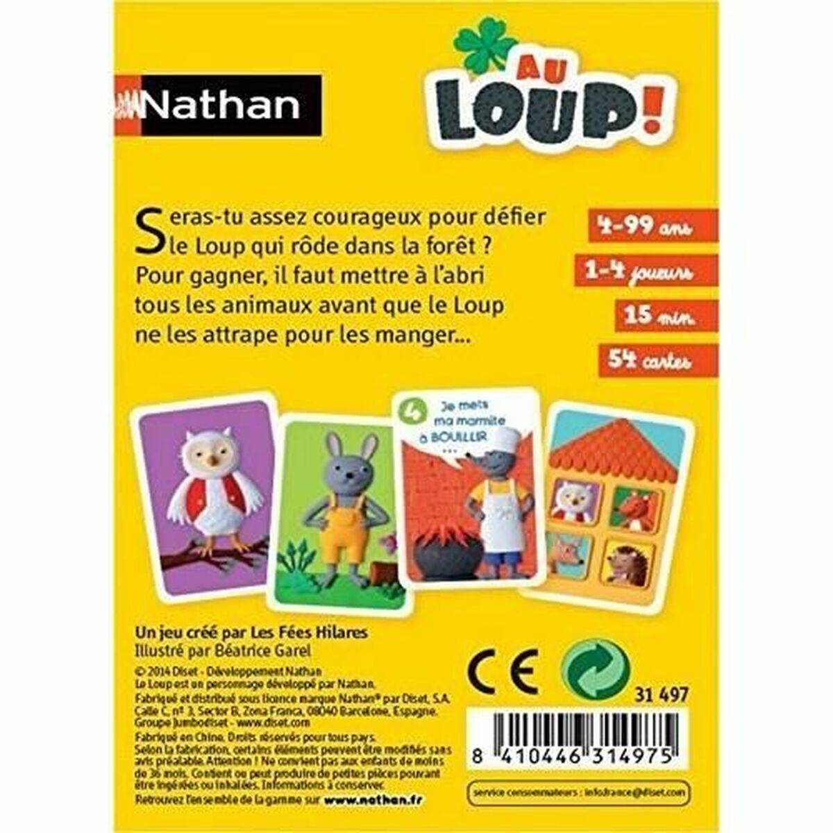 Juego de Memoria Nathan Au Loup