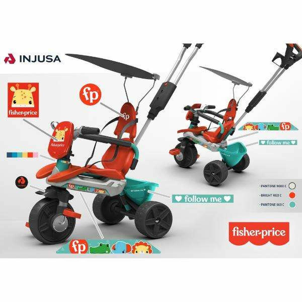 Triciclo Injusa 102 x 45,5 x 95 cm 45,5 x 95 x 102 cm Multicolor