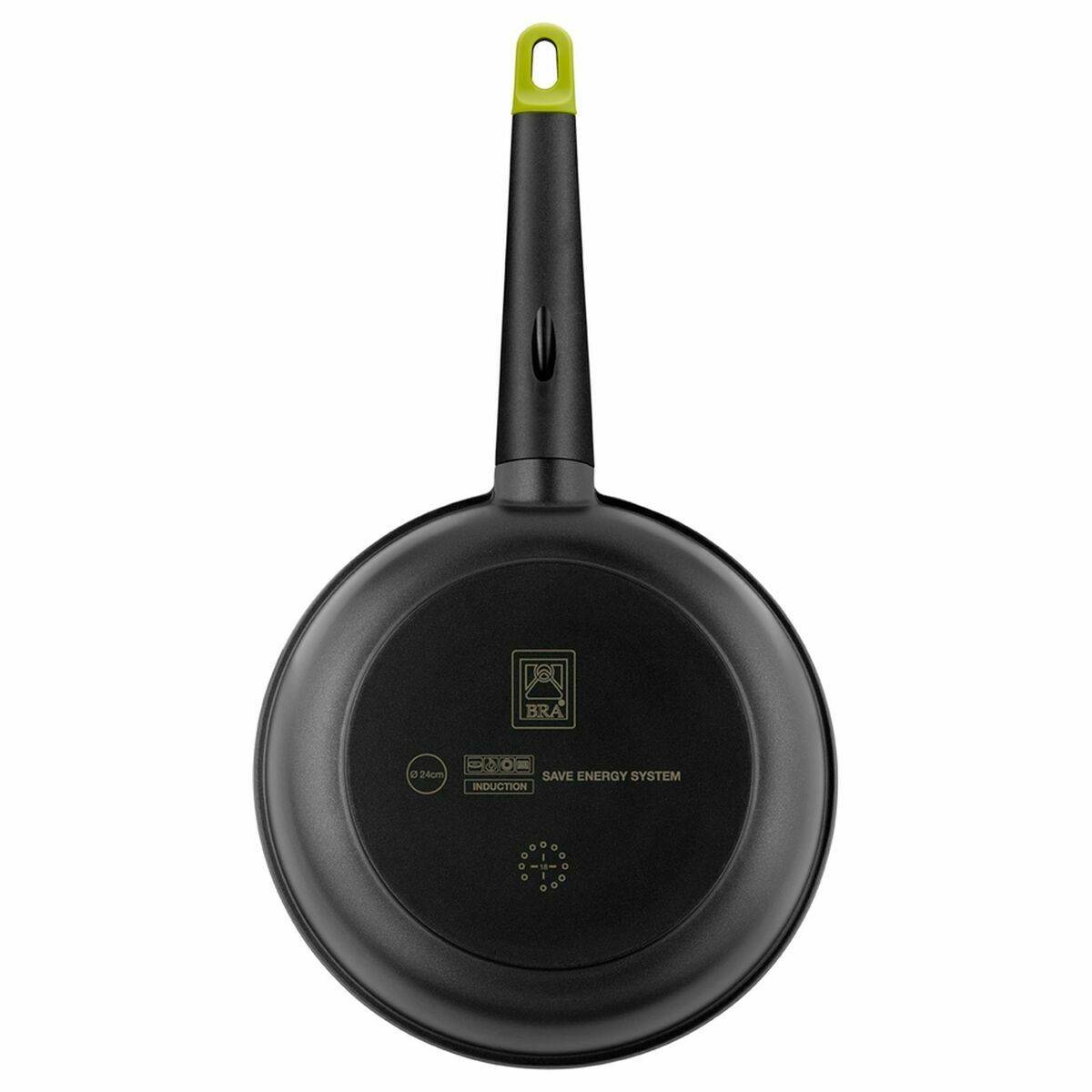 Sartén BRA FOODIE 26CM Negro Aluminio 26 cm Ø 26 cm
