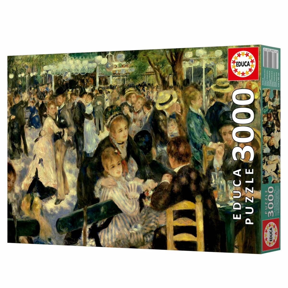 Puzzle Educa Baile en el Moulin De La Galette 3000 Piezas