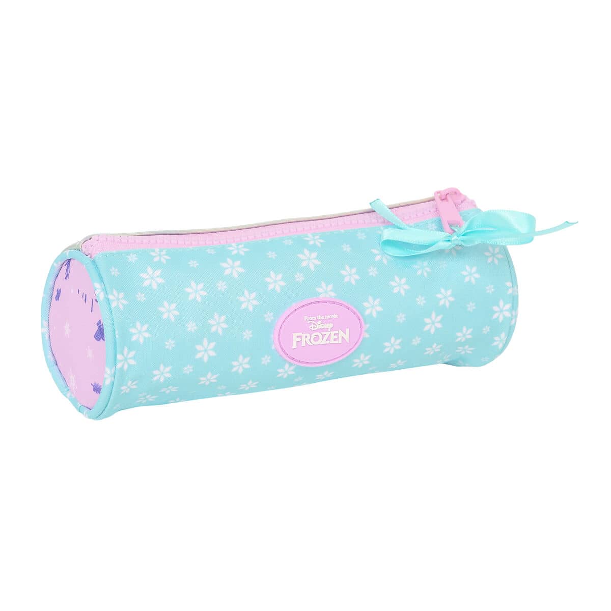 Estuche Escolar Frozen Cool days Violeta Azul cielo 20 x 7 x 7 cm