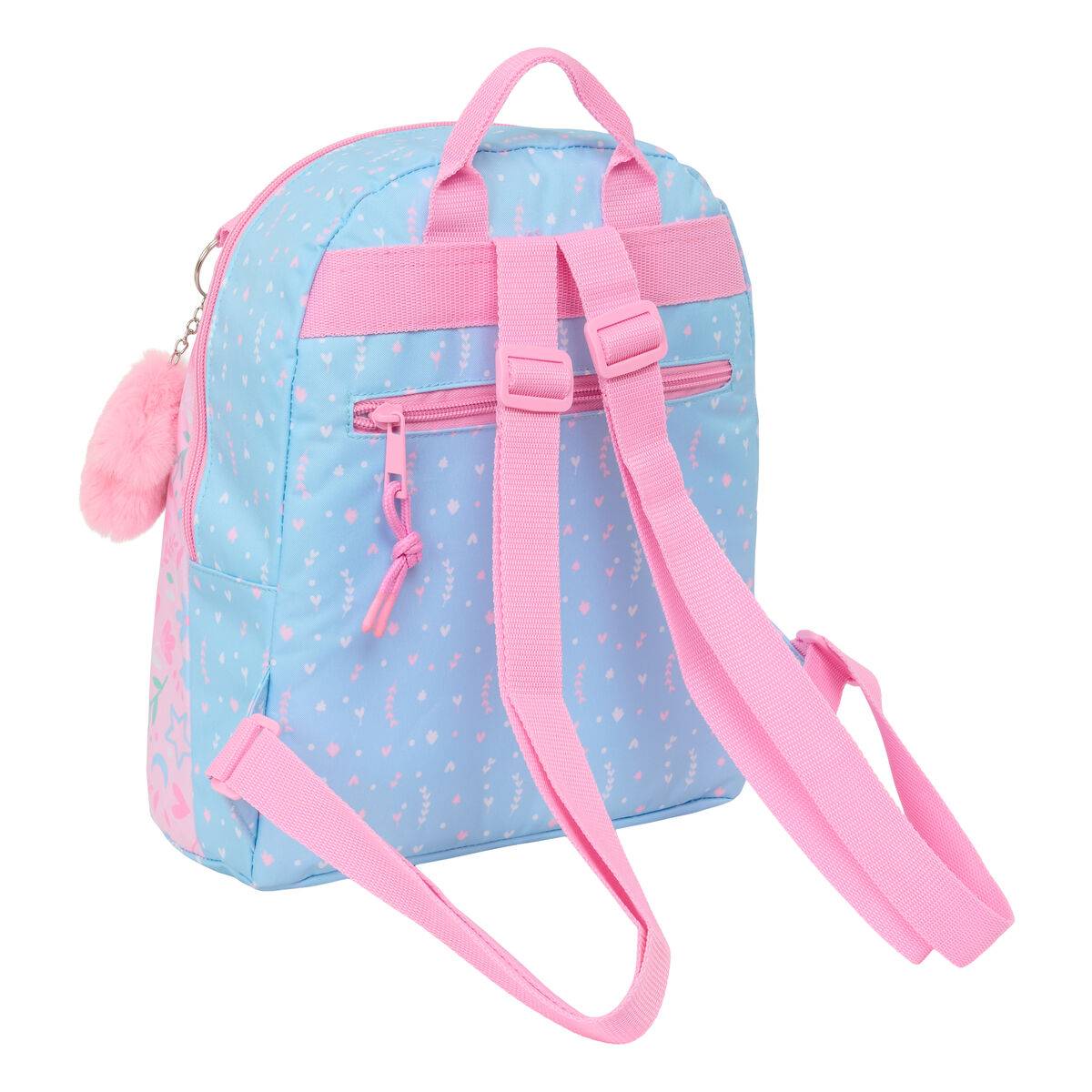 Mochila BlackFit8 Smile Rosa Azul claro 25 x 30 x 13 cm Mini