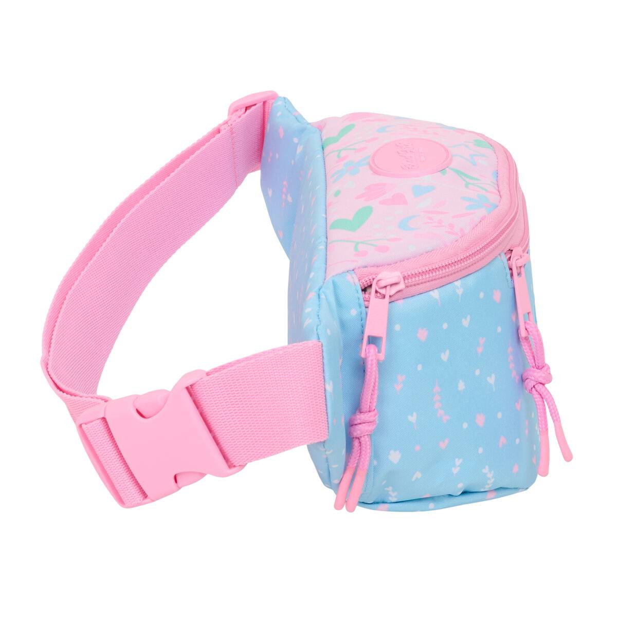 Riñonera BlackFit8 Smile Rosa Azul claro 23 x 12 x 9 cm