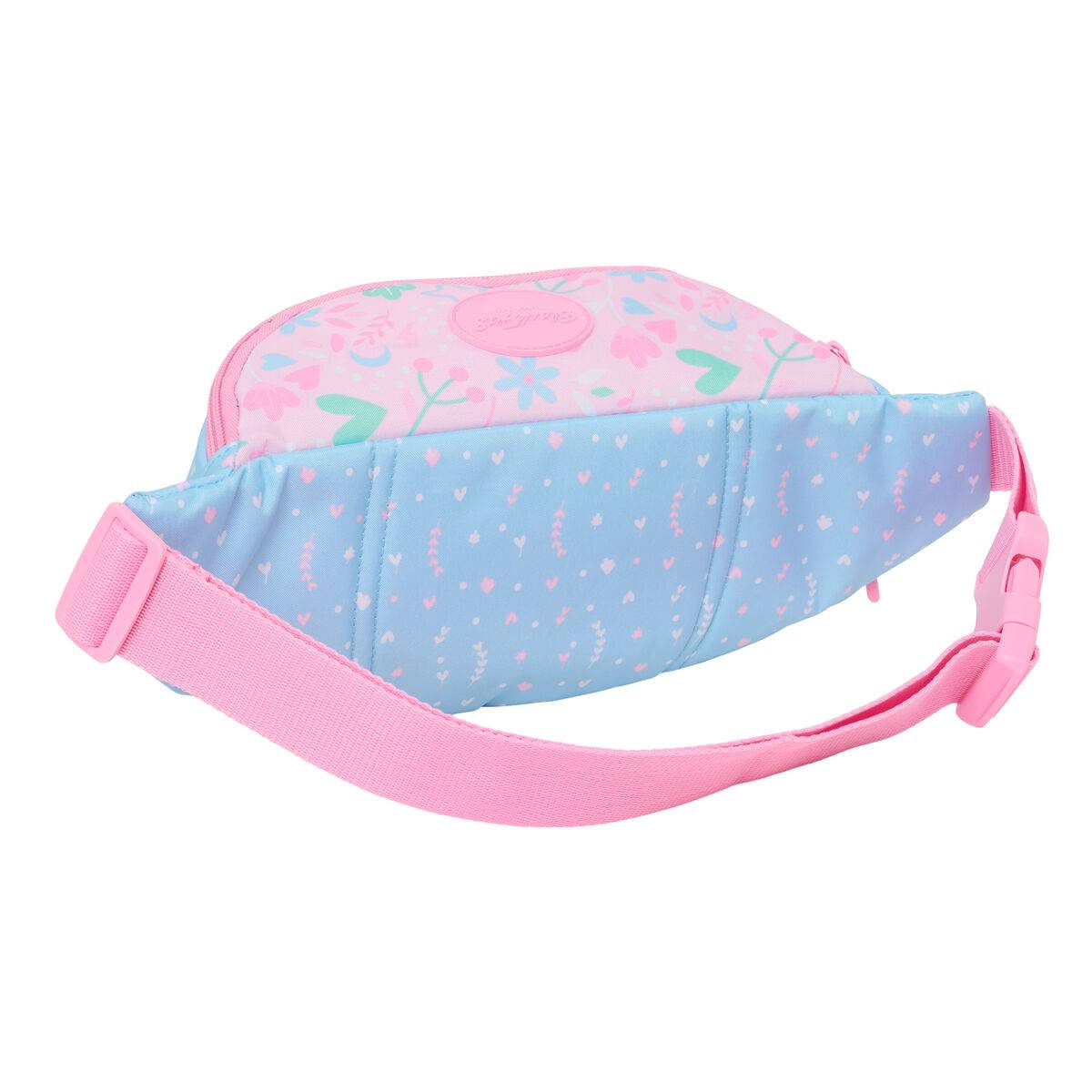 Riñonera BlackFit8 Smile Rosa Azul claro 23 x 12 x 9 cm
