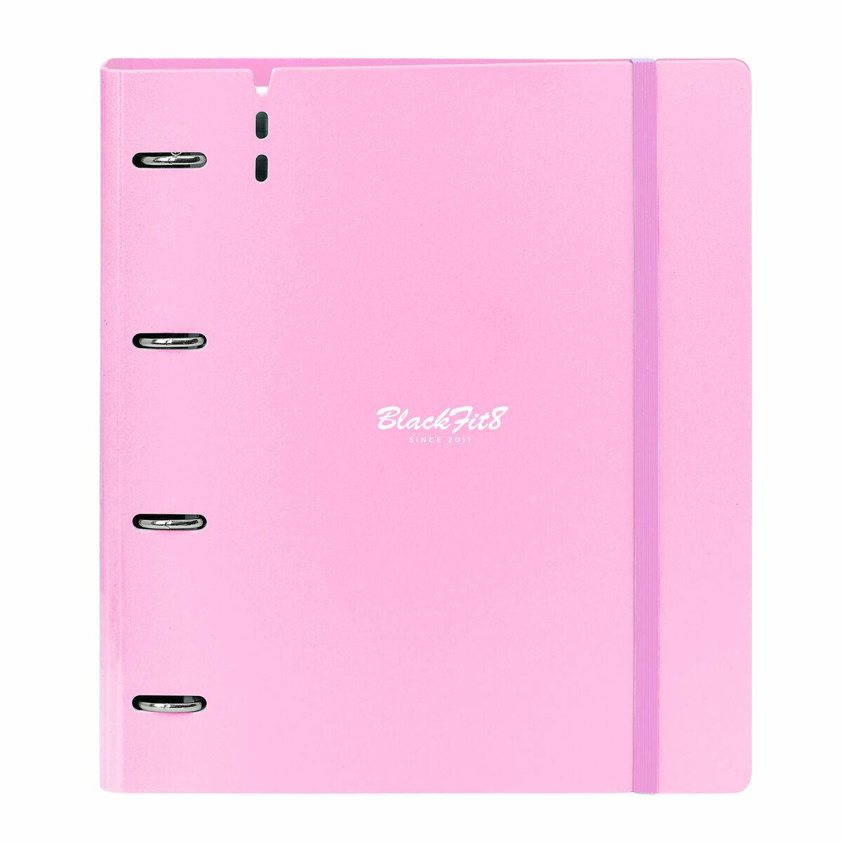 Carpeta de anillas BlackFit8 Smile Azul Rosa 27 X 32 X 4 cm