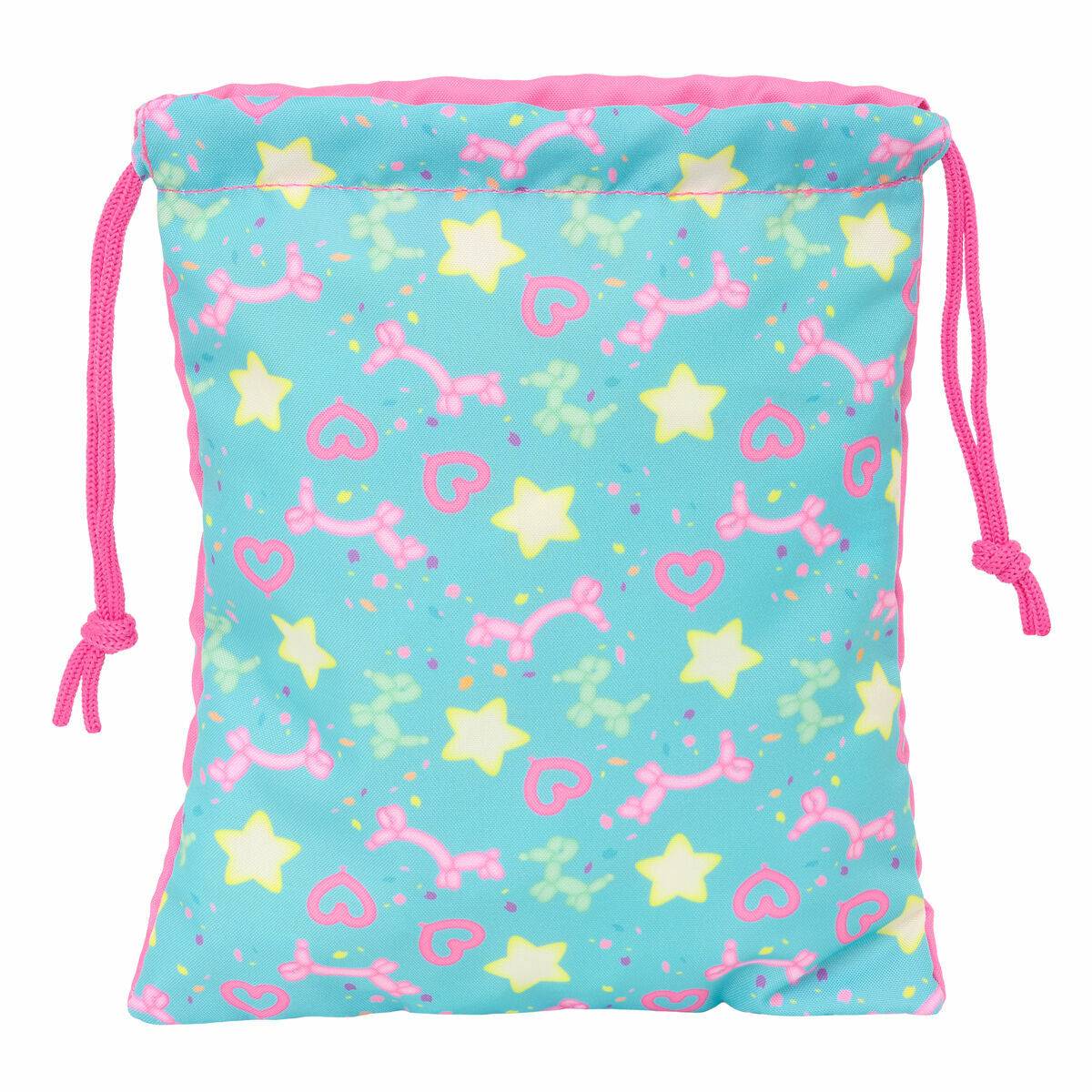 Bolsito de Merienda Gabby's Dollhouse Confetti Rosa Turquesa