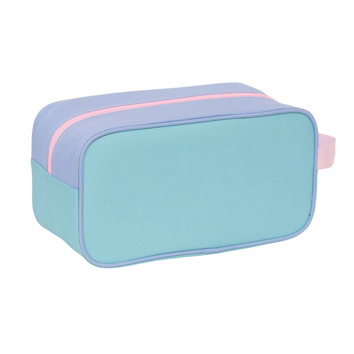 Zapatillero de Viaje Munich Mellow Azul Rosa Celeste 29 x 15 x 14 cm