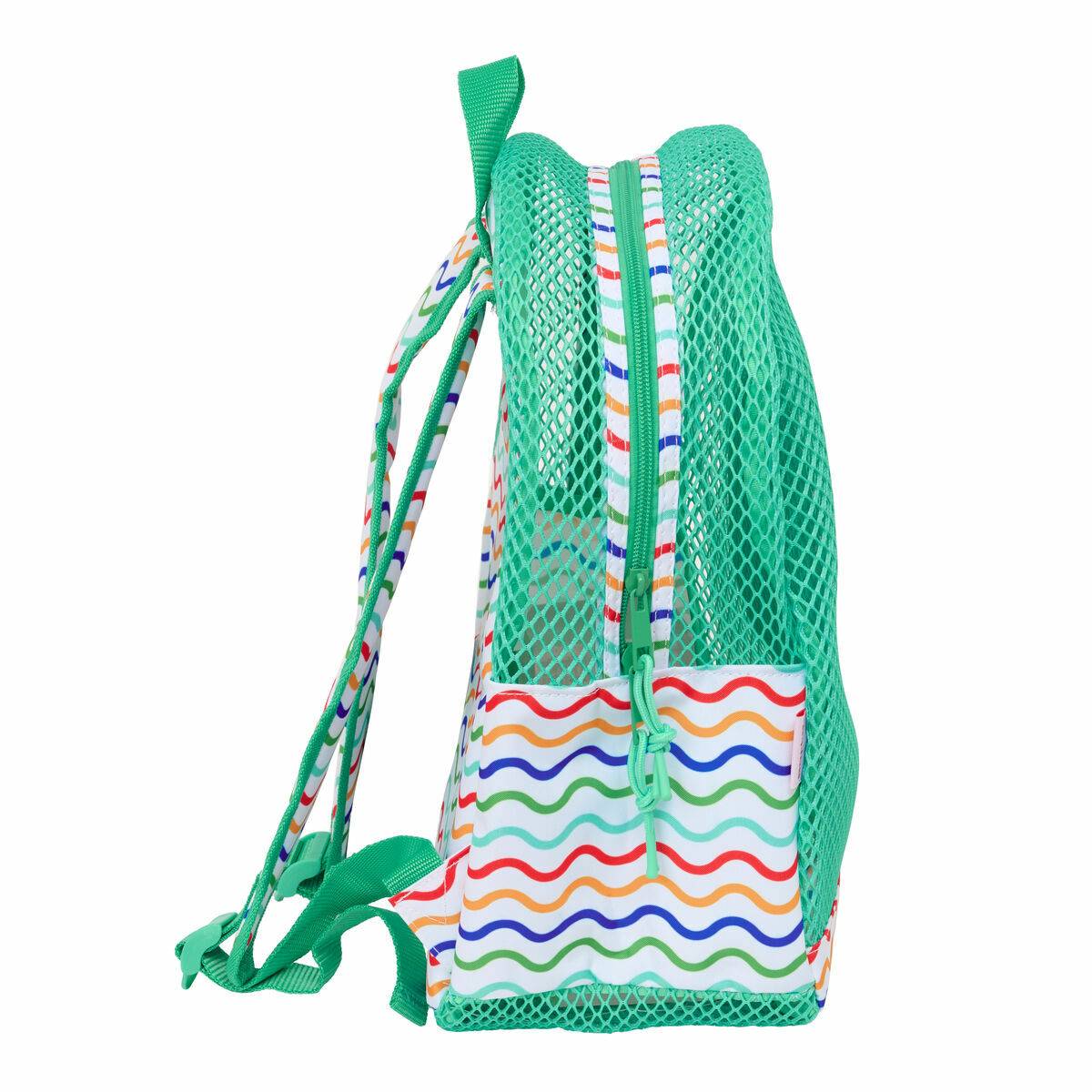 Mochila para la playa Mickey Mouse Clubhouse Multicolor Menta 30,5 x 24 x 18 cm Infantil
