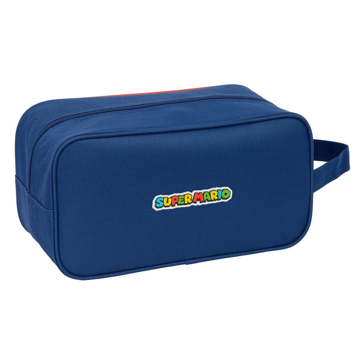 Zapatillero de Viaje Super Mario Mamma mia Rojo Azul marino 29 x 15 x 14 cm