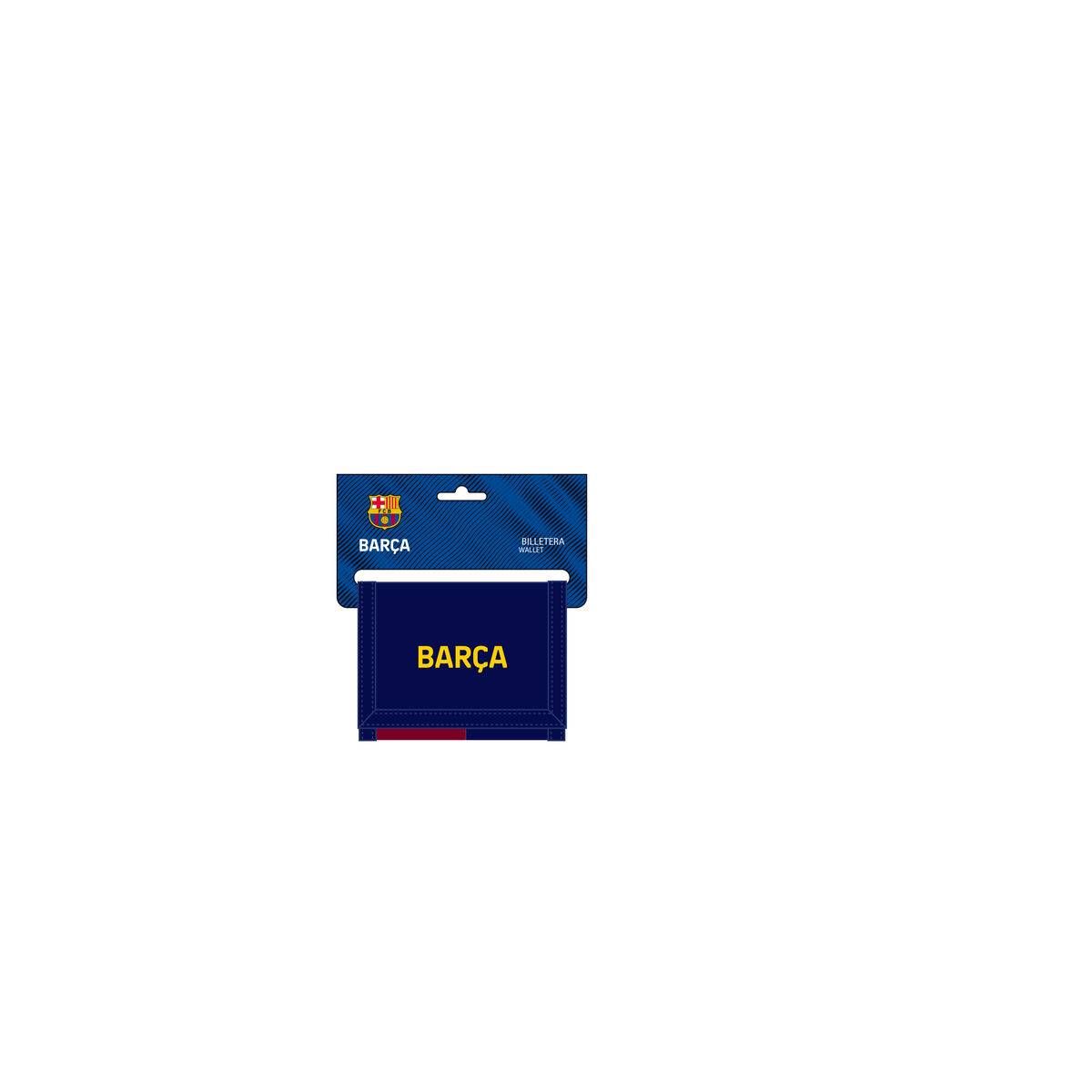 Cartera F.C. Barcelona Azul Granate 12,5 x 9,5 x 1 cm