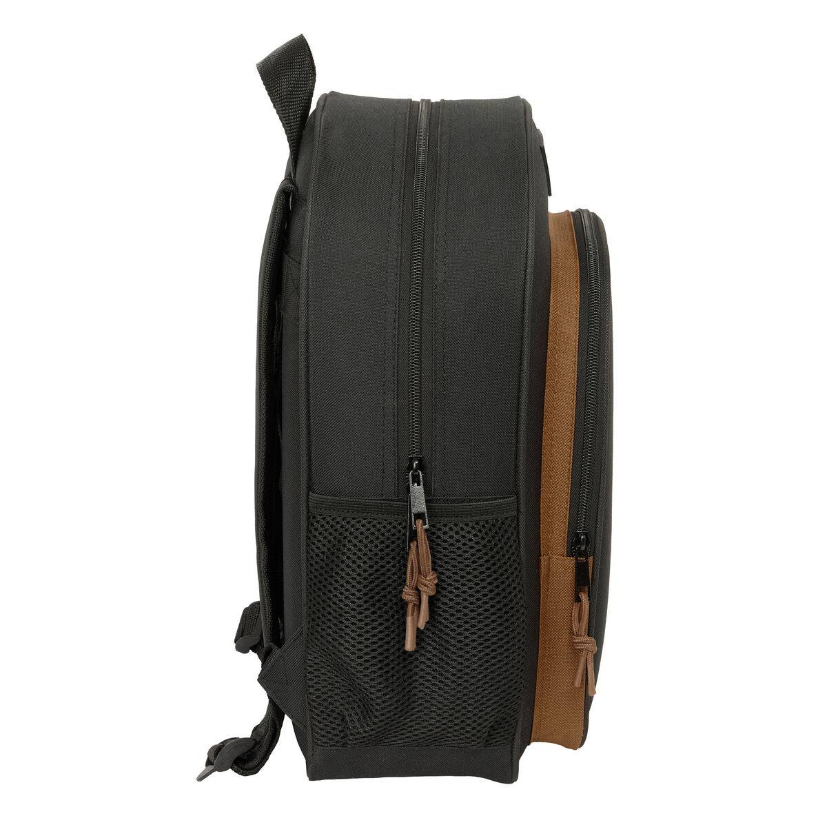 Mochila Escolar One Piece Negro 32 x 38 x 12 cm