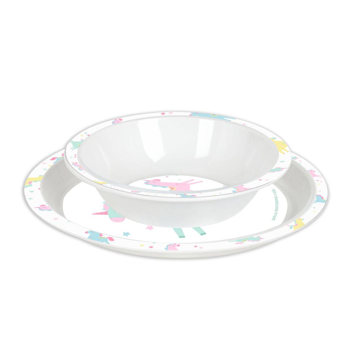 Set de Menaje Infantil Safta Unicornio PVC