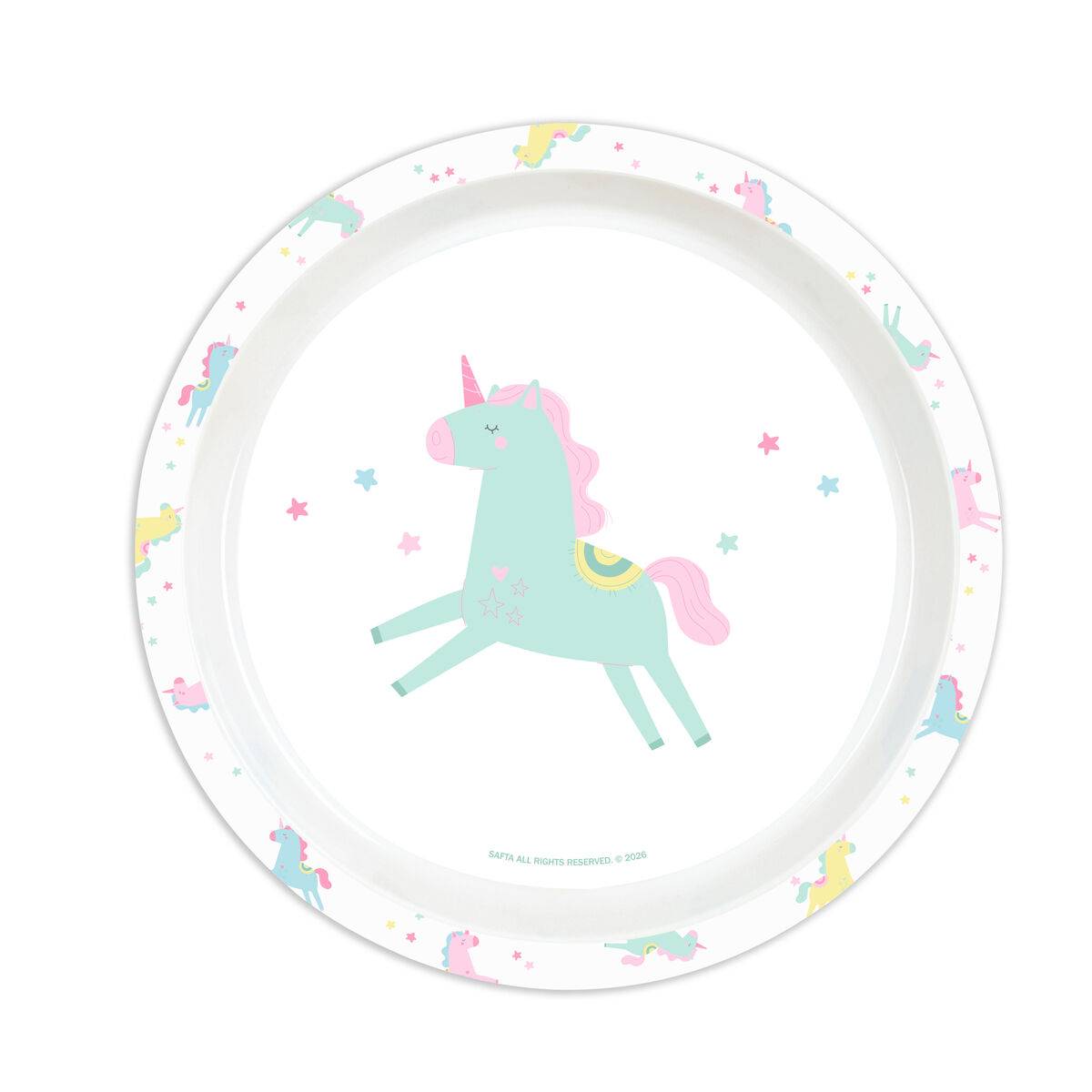Set de Menaje Infantil Safta Unicornio PVC