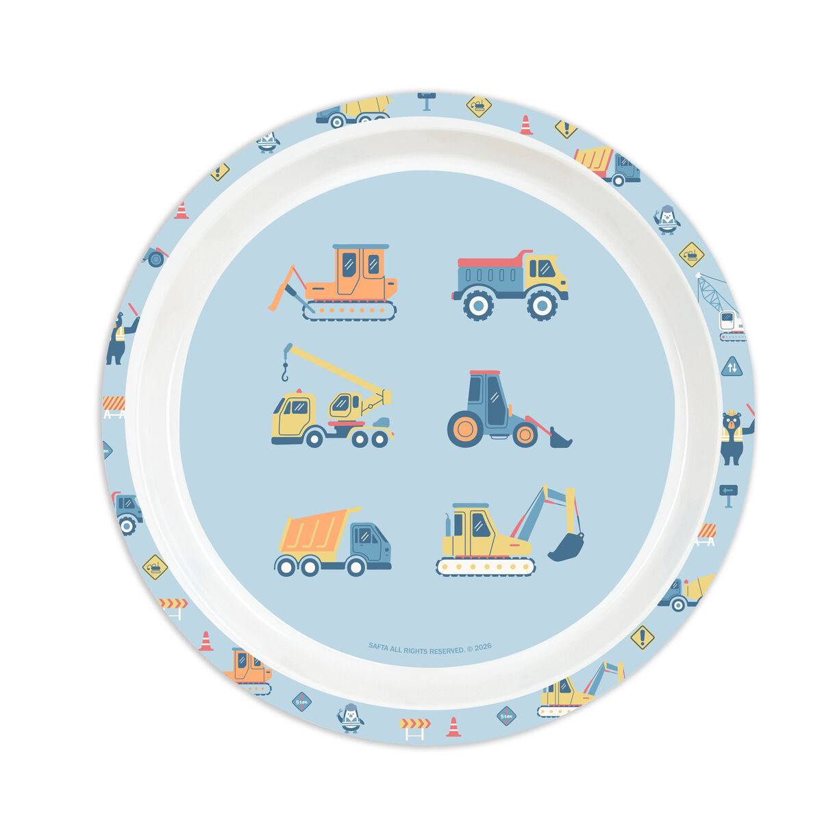 Set de Menaje Infantil Safta Gruas PVC