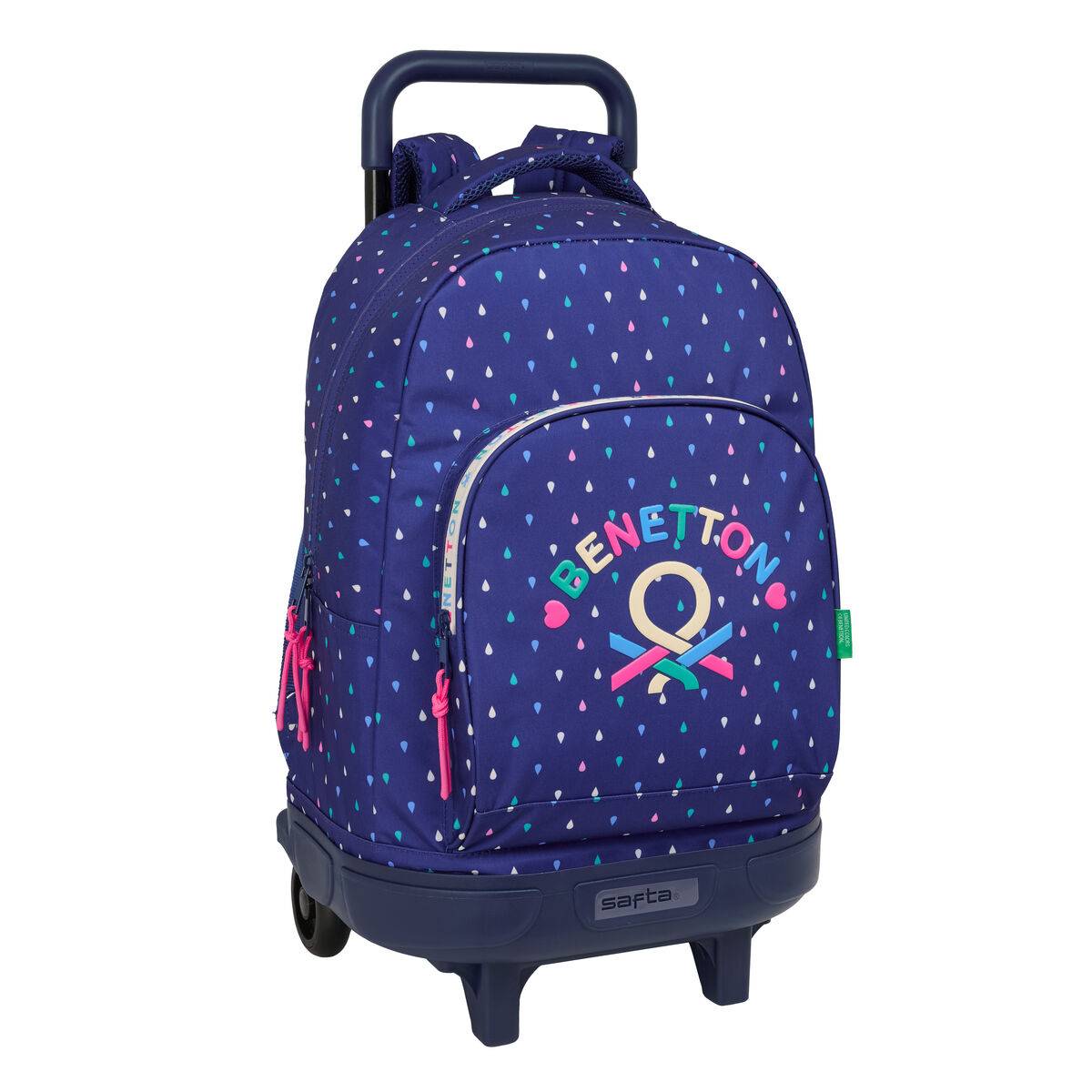 Mochila Escolar Benetton Drop Multicolor 33 x 45 x 22 cm
